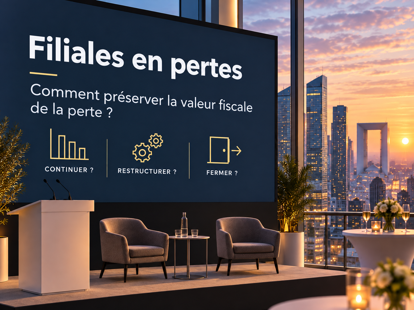 Filiales en pertes : continuer, restructurer ou fermer ? 